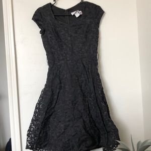 Black lace dress